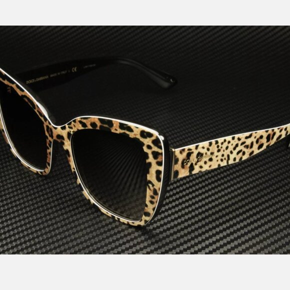 Dolce & Gabbana Brown Black Spotted Sunglasses